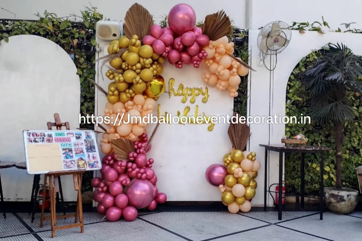 Floral Birthday Decoration