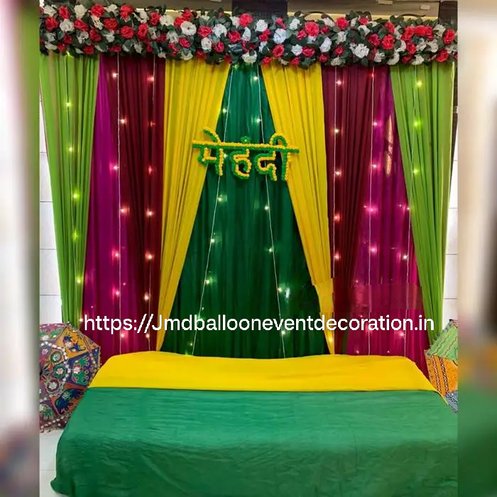 Mehendi Decoration at Home