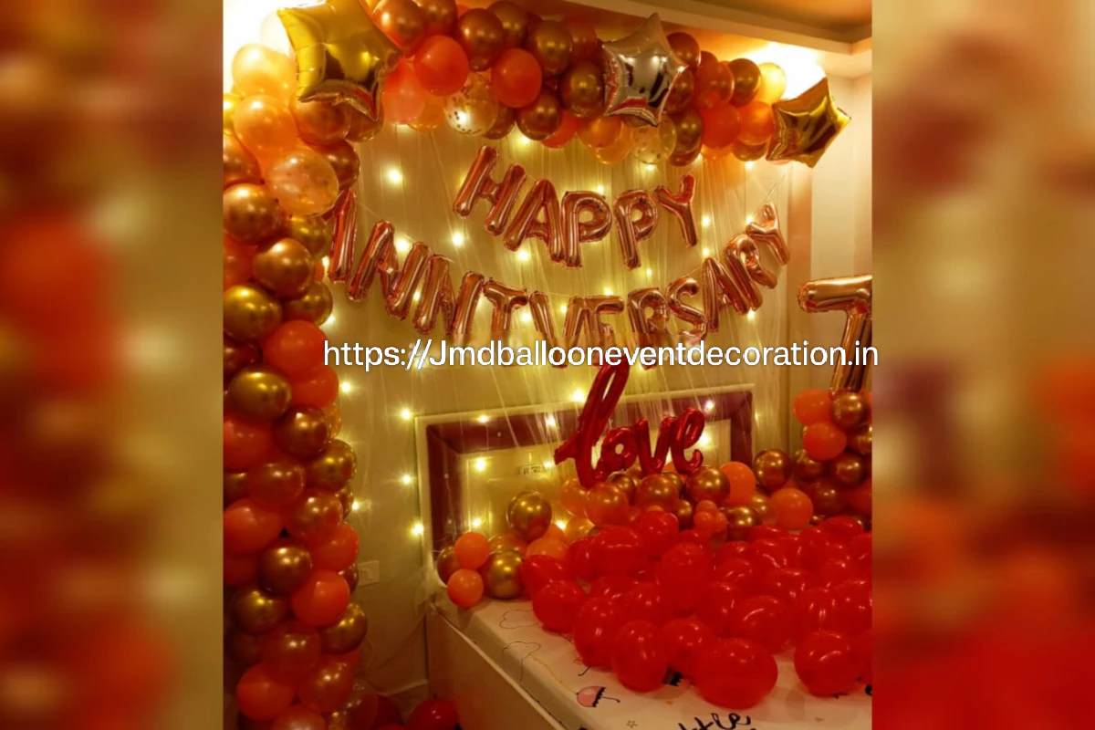 Romantic Anniversary Surprise Love Decoration